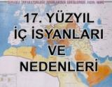 17. Yzyl Osmanl syanlar Sebep ve Sonular